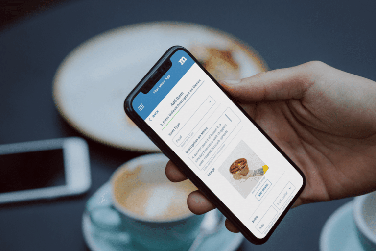 That Menu App mobile menu experience